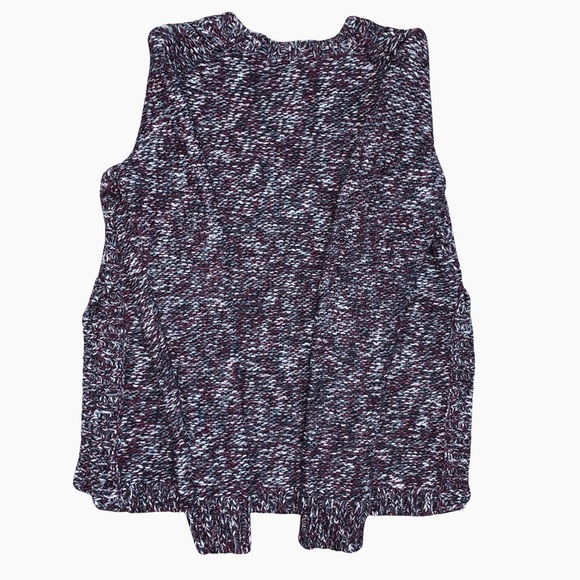 Madewell Firelight Marled Pullover Wool Alpaca Sweater Burgundy Chunky Winter - Picture 15 of 15